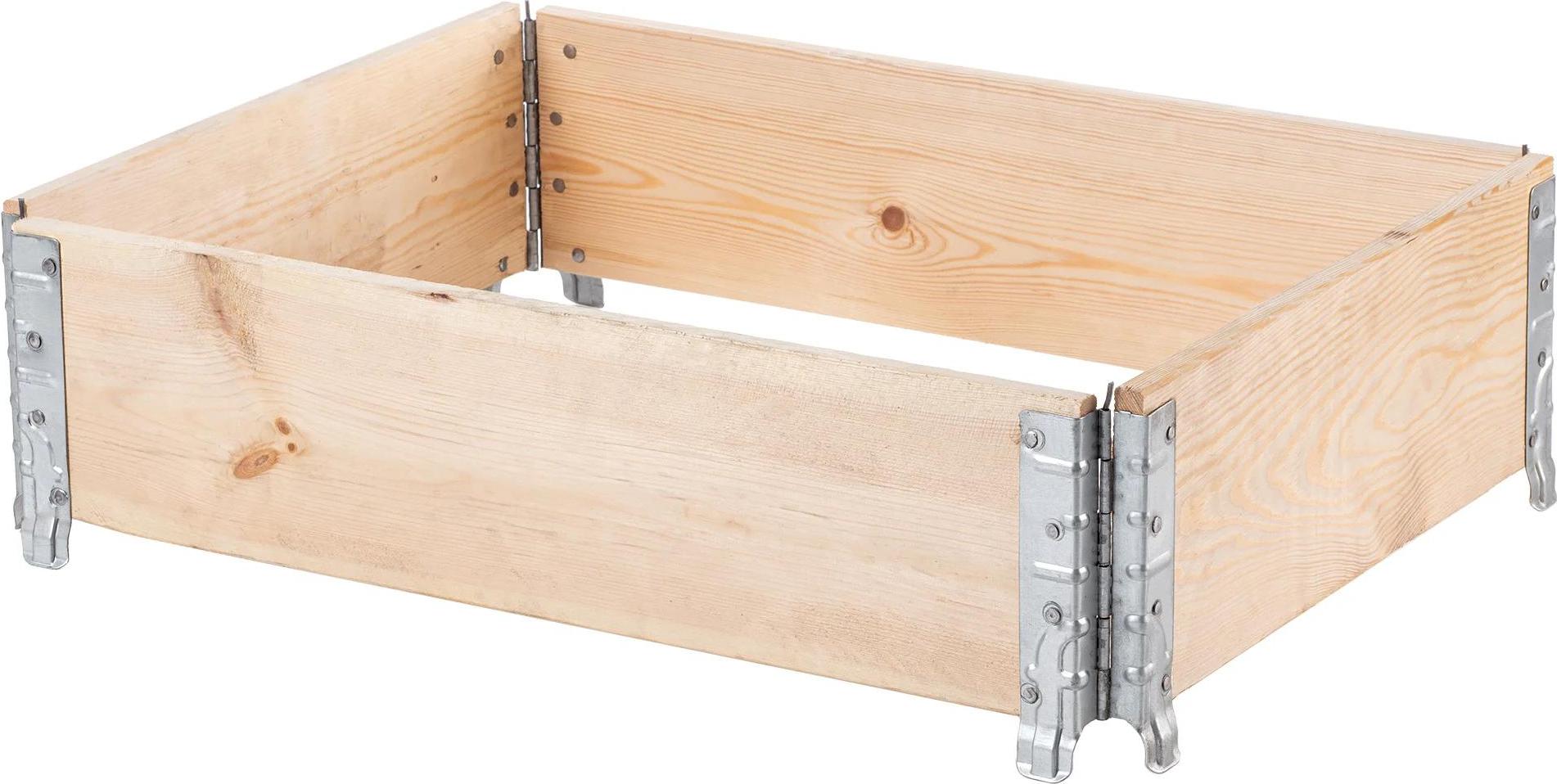 StarTech Holzpalette - Halbpalette 60x80 cm - 2er Set - Naturholz