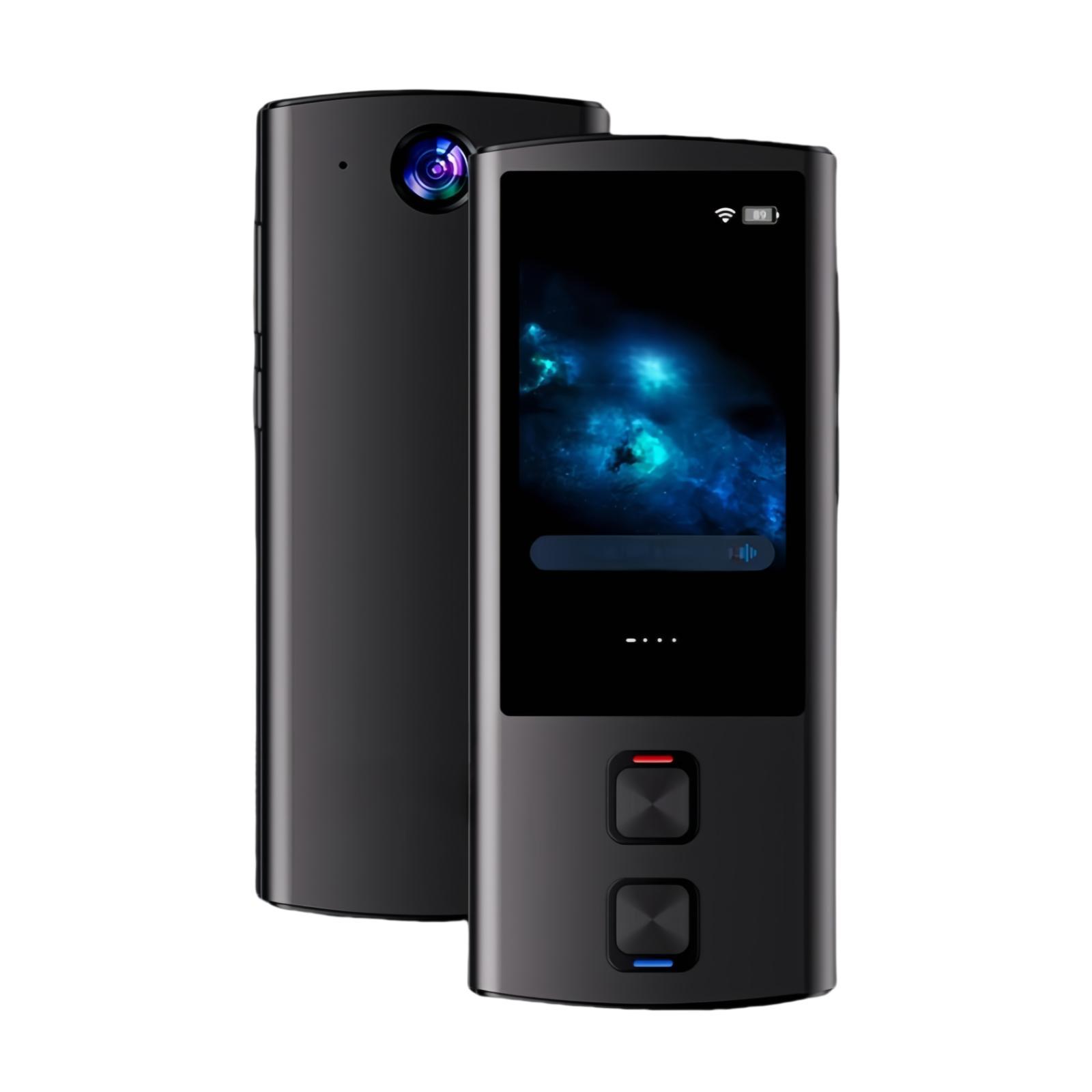 AIORBER 3" IPS Smart Translator, 138 Sprachen Online-Übersetzung, 17 Offline-Übersetzungen, Fotoübersetzung, Aufnahmefunktion, WIFI, 16GB, Grau