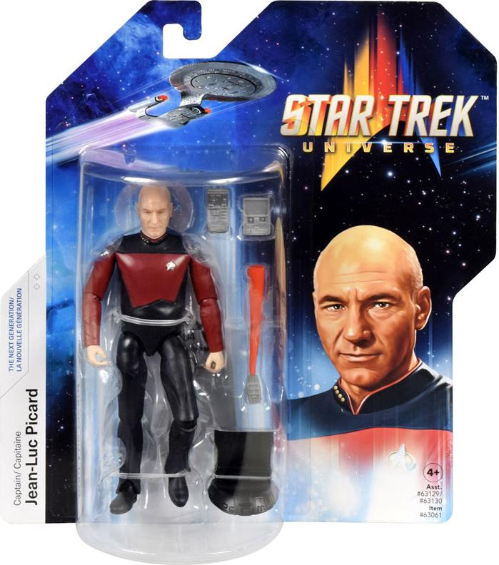 Bandai Star Trek Actionfigur Captain Picard 5 Zoll - Sammlerstück