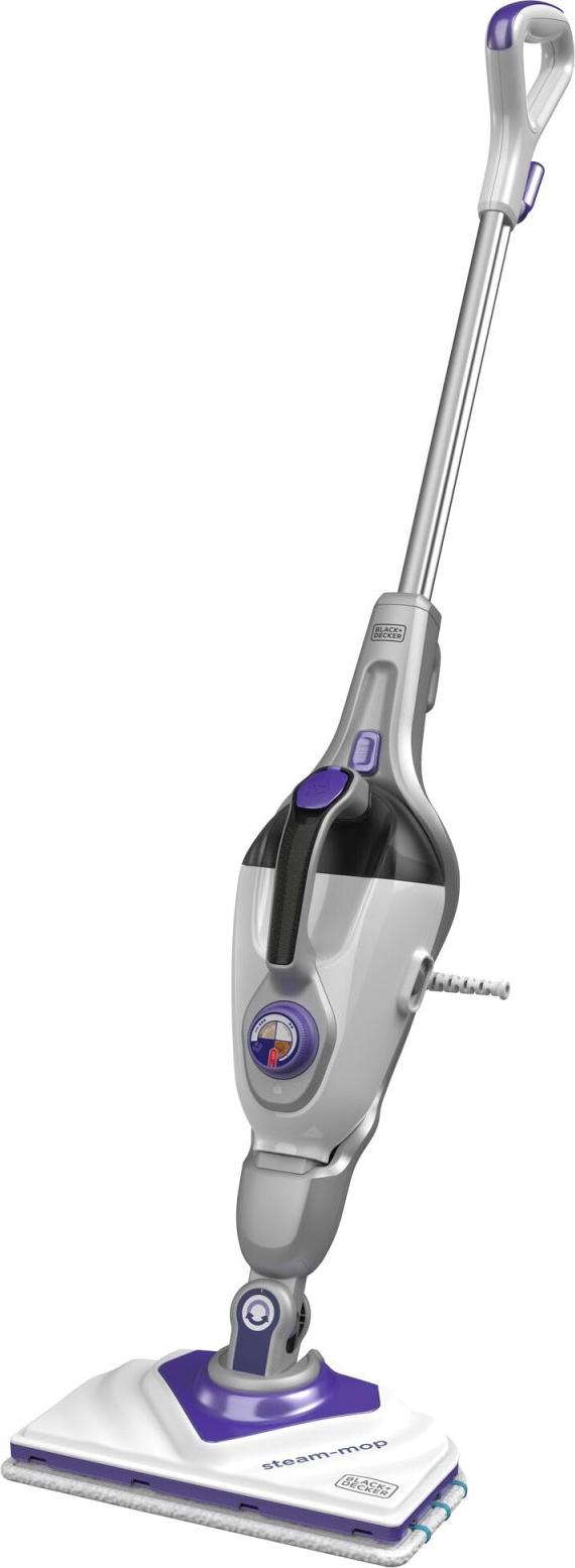 Black & Decker BHSM1615DSM Dampfreiniger Aufrechter Dampfreiniger 0,5 l 1600 W Violett, Weiß