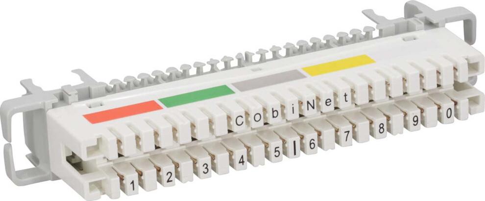 CobiNet LSA-Trennleiste 2/10 zu 10 DA mit Farbcode 112621