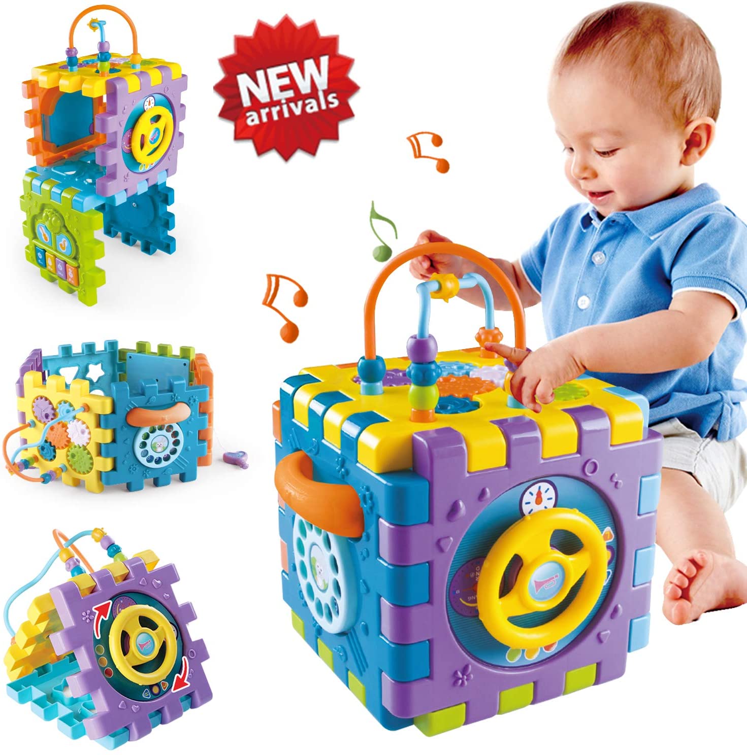 2 3 TINOTEEN Musikalisches Babyspielzeug für Kleinkinder im Alter von 1 