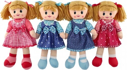 Teddies Stoffpuppe Plüsch 40cm - verschiedene Varianten oder Farben
