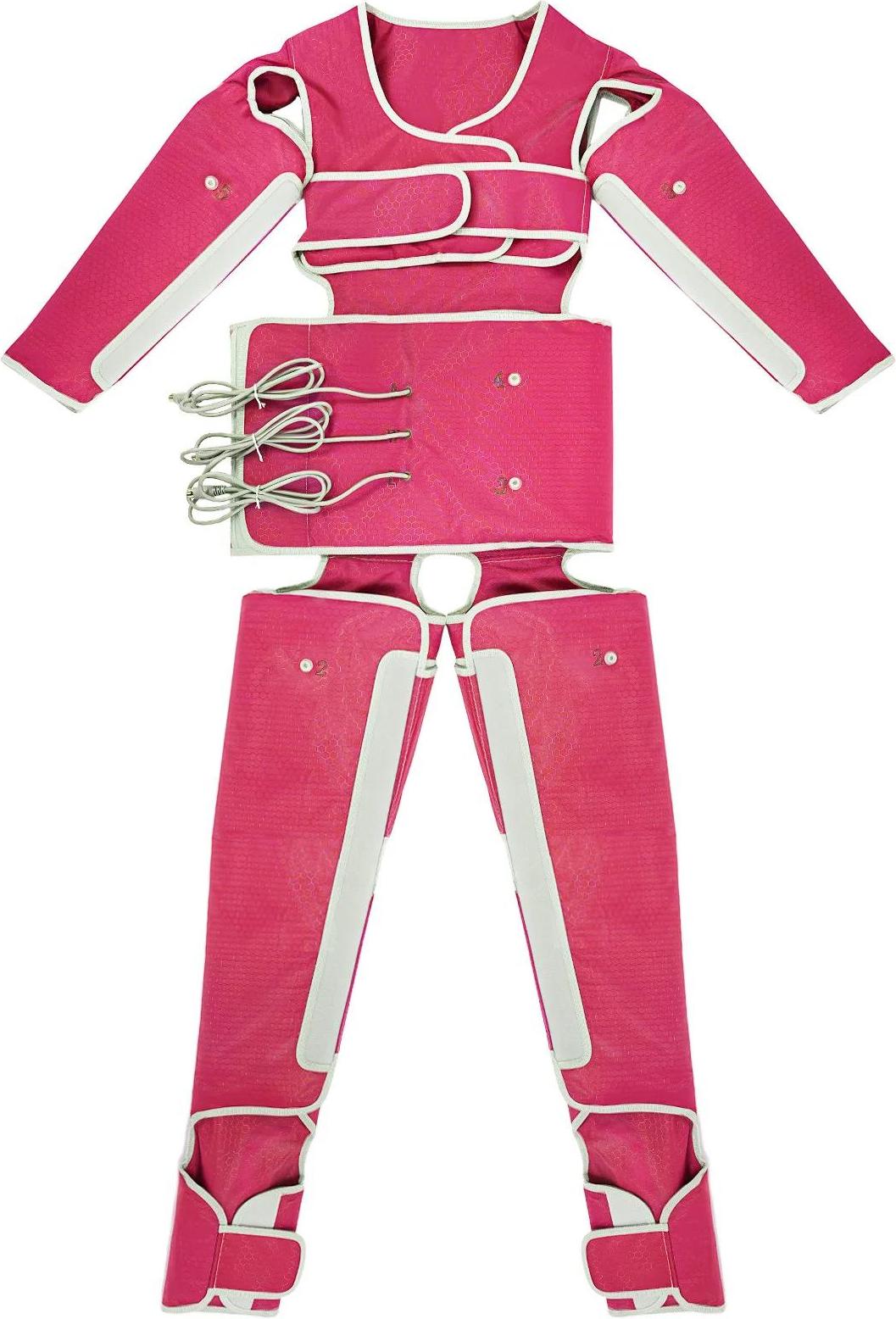 StarTech Ganzkörper-Massageanzug - Massageanzug - Infrarotwärme - Luftdruckmassage - 400 W - Einstellbar 35–80 °C - Netzstrom - Oxford-Gewebe - Rot