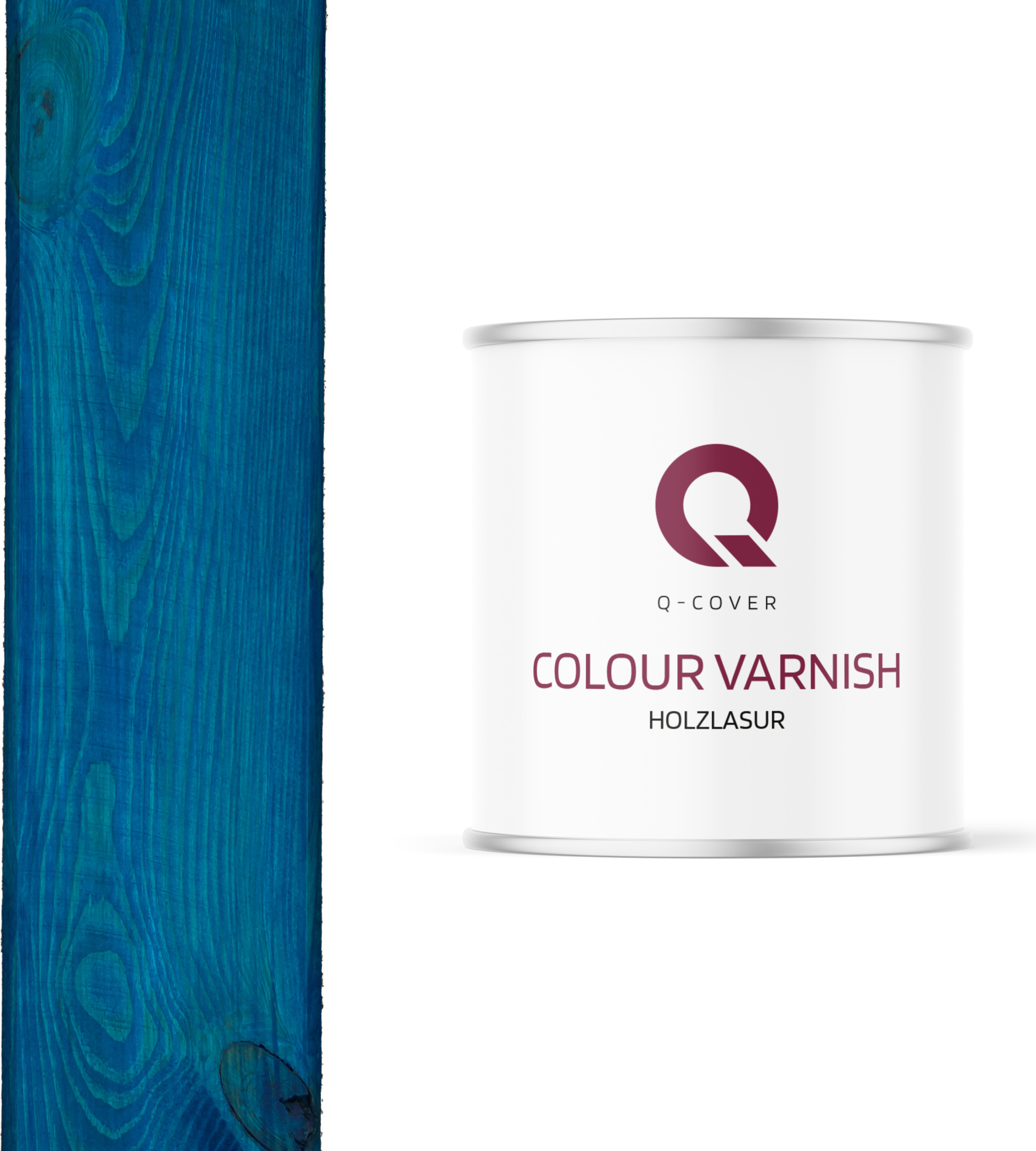 Q-Cover Holzlasur | Blau 2,5 L Satin | Holzschutz | | Holzschutz |lasur Lasur Wasserbasierte Innen Außen Lasur Abperleffekt Lasur Für Holz