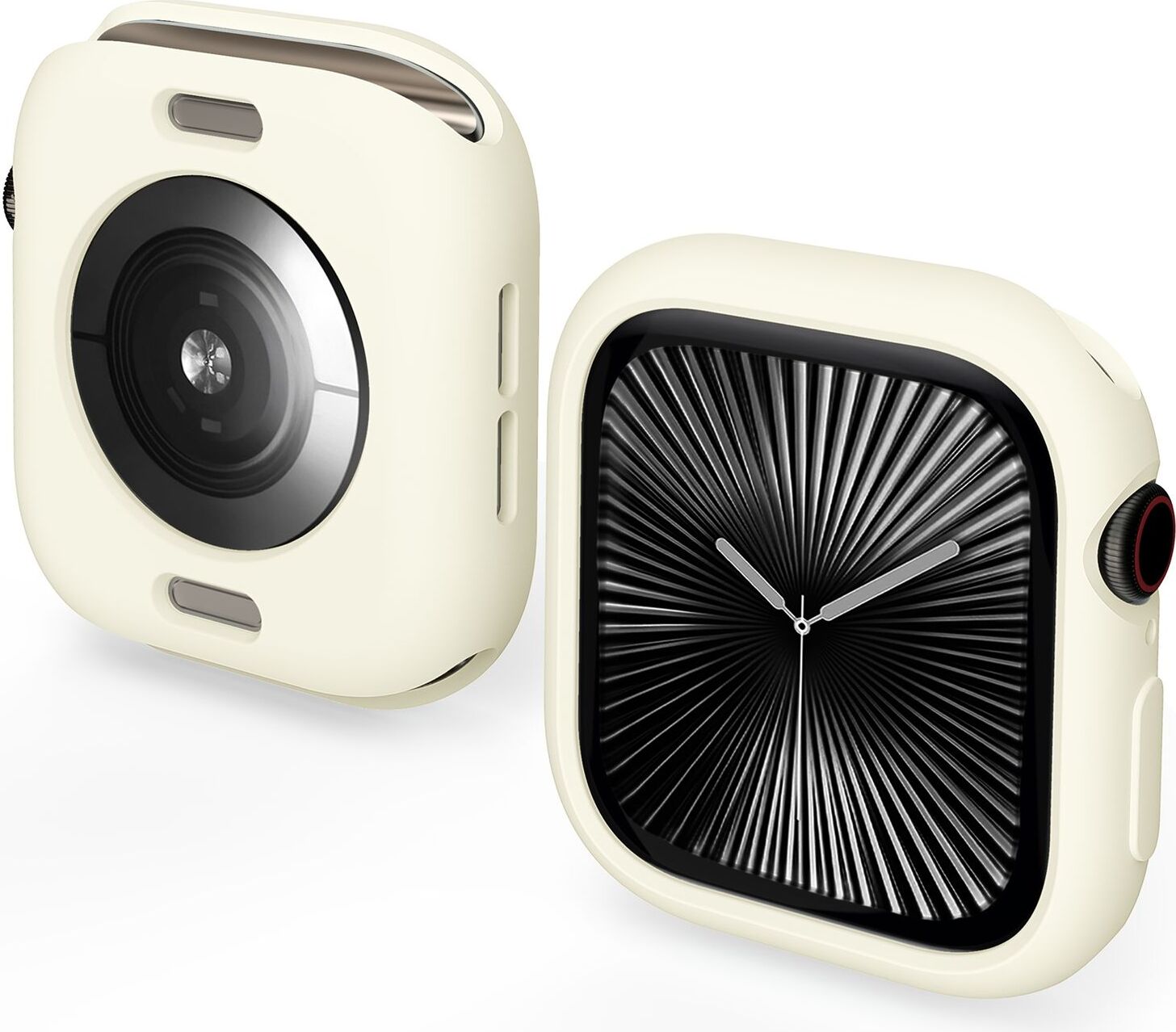 Pre Apple Watch Series 10 46mm Candy Design TPU kryt béžový