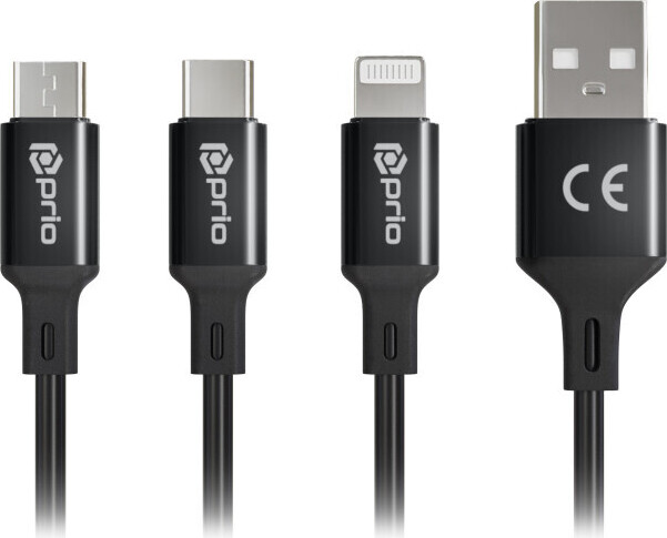 Hama 3in1 Micro-USB-Kabel – Praktisches Ladekabel Für Verschiedene Geräte