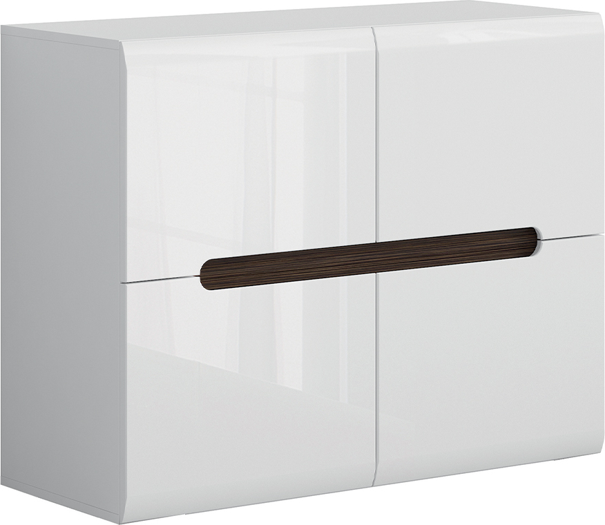 Buffet Darrel mit 4 Türen, Weiß, 105cm