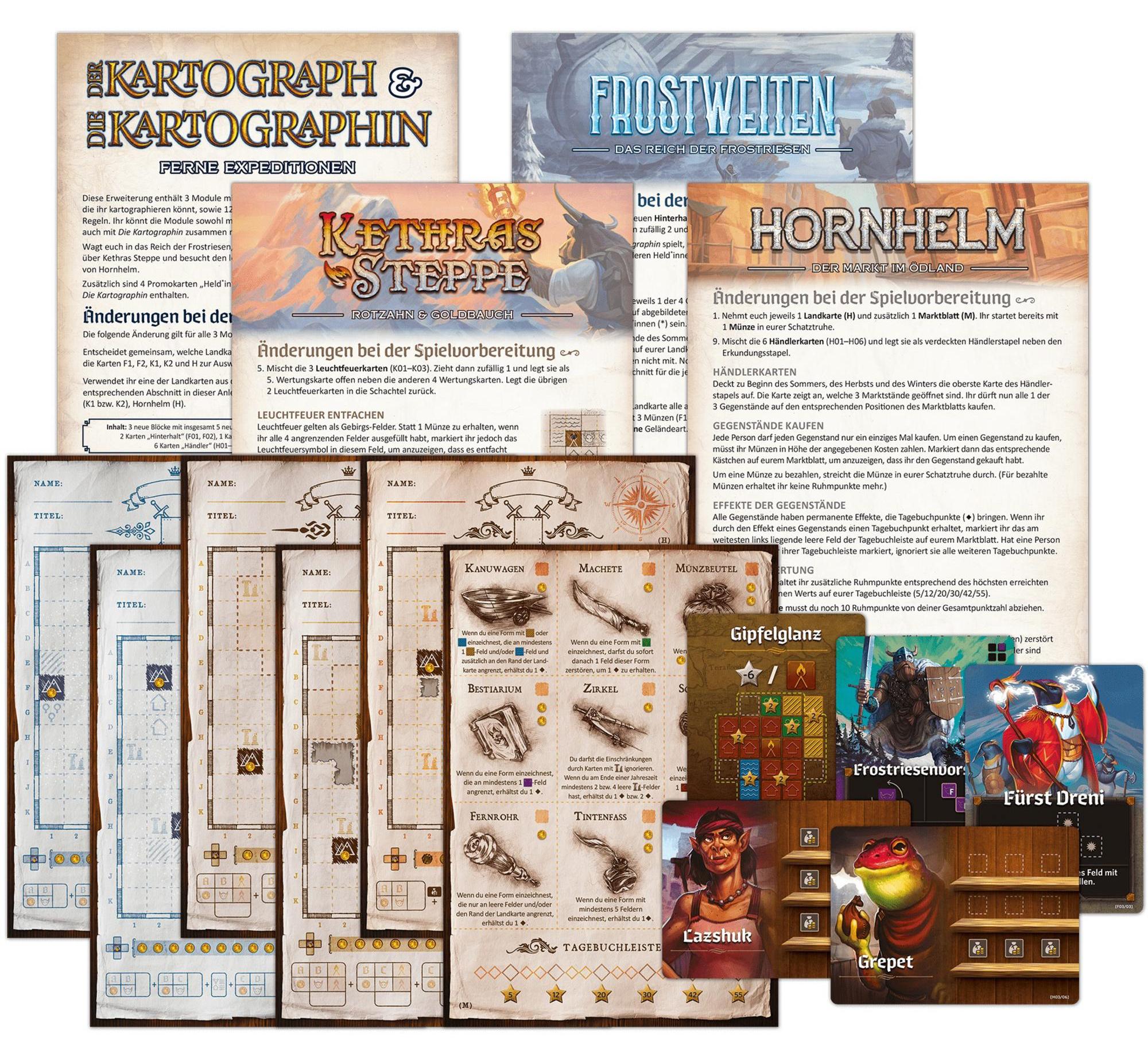 PEGASUS Der Kartograph & Die Kartographin: Ferne Expeditionen (Erweiterung) 51314G