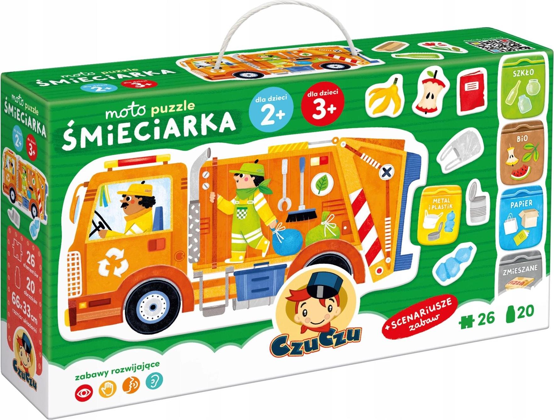CzuCzu Umweltpuzzle Müllauto für kleine Entdecker