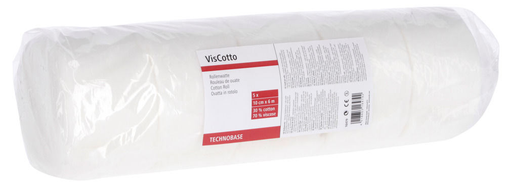 KERBL Rollenwatte VisCotto Verbandsmaterial 10cm x 6m 5 Stück 16479