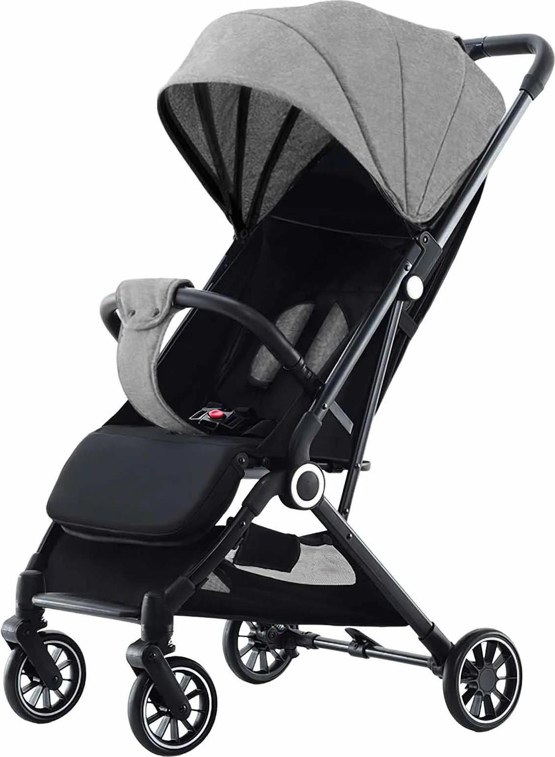 StarTech Kinderwagen - Buggy - Leicht - Hohe Sitzposition - Einhand-Verstellung der Rückenlehne - Kompakt faltbar - Verstellbare Fußstütze - 1–2 Jahre - Khaki