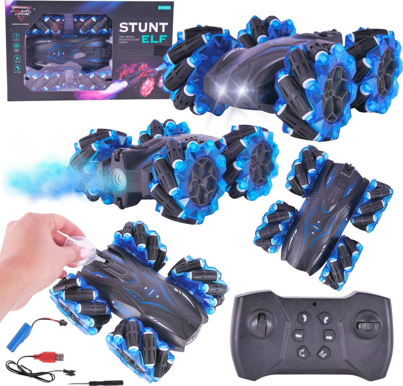 MAKSIK IMPORT Auto Ferngesteuertes Fahrzeug RC-Fernsteuerung USB Batterie Dampf