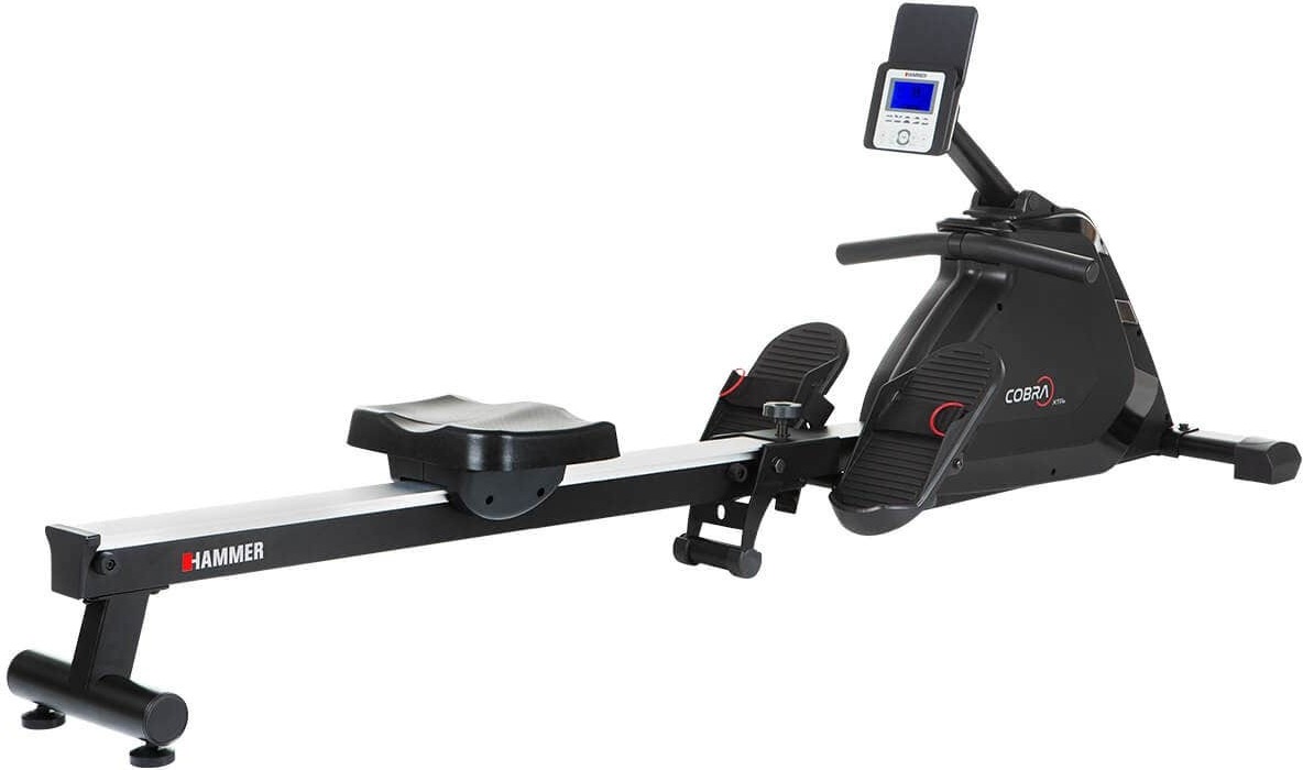 HAMMER Rudergerät Cobra XTR Plus II, innovativer Trainingscomputer, max. 130 kg 4532