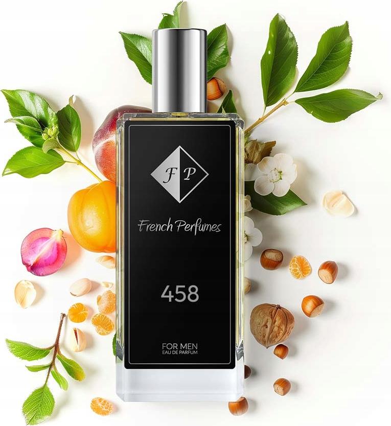FP French Perfumes | Herrenparfüm Nr. 458 – 1Milliooon Luckyy – 104 ml – 20 % Parfümöl | Holzig Herrenduft – Warm & Langanhaltend Nr 458 - 1Milliooon Luckyy