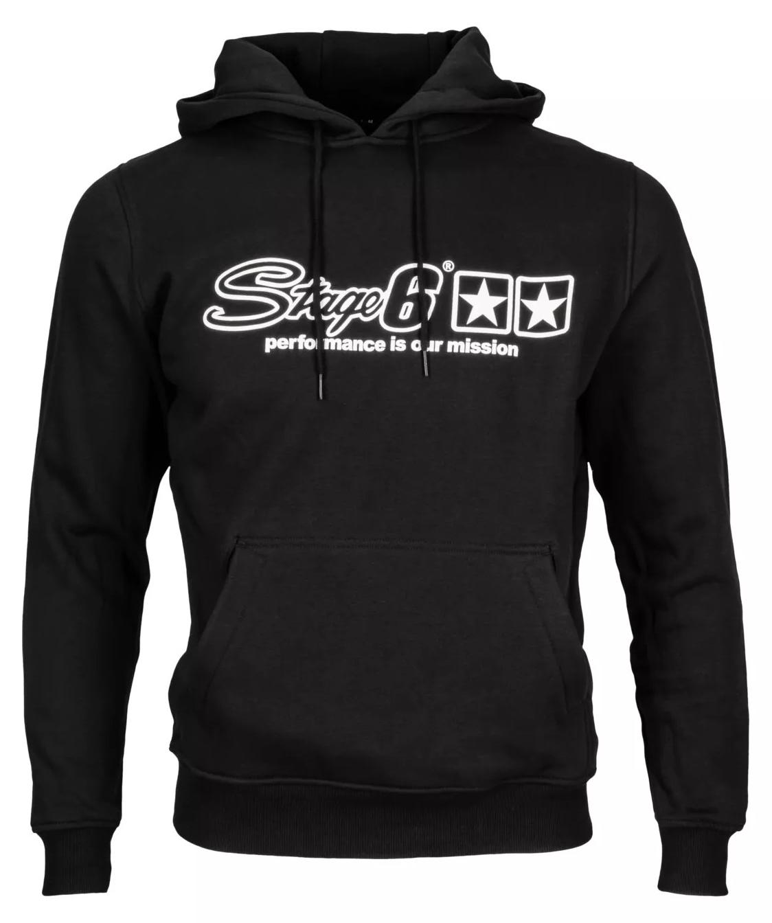 Hoody Stage6 XL unzipped schwarz HOODYS6/XL