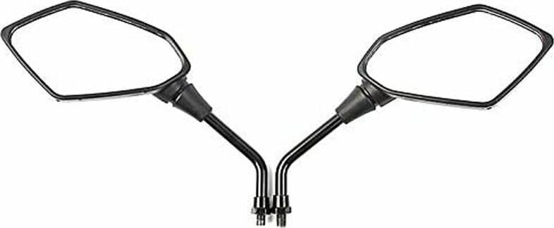 Fokelyi Paar Retrovisoren für Motorräder Universeller Retrovisor für Roller Moto Quad ATV Fahrräder Bicyclette Filetage Boulon 8 mm KAU-ED-LYS-PH-20251020-170