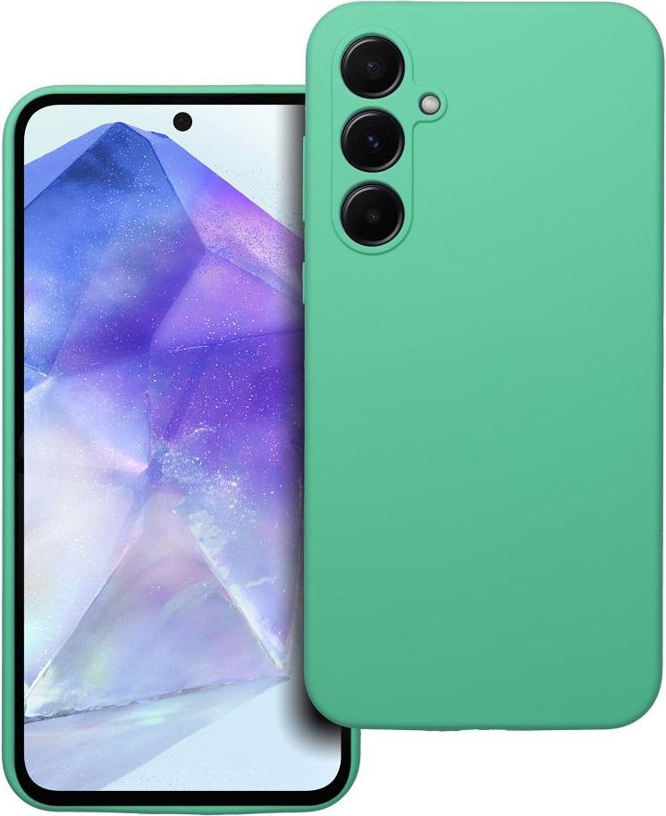 SILIKÓNOVÝ 2mm kryt mobilného telefónu vhodný pre SAMSUNG A55 5G mint