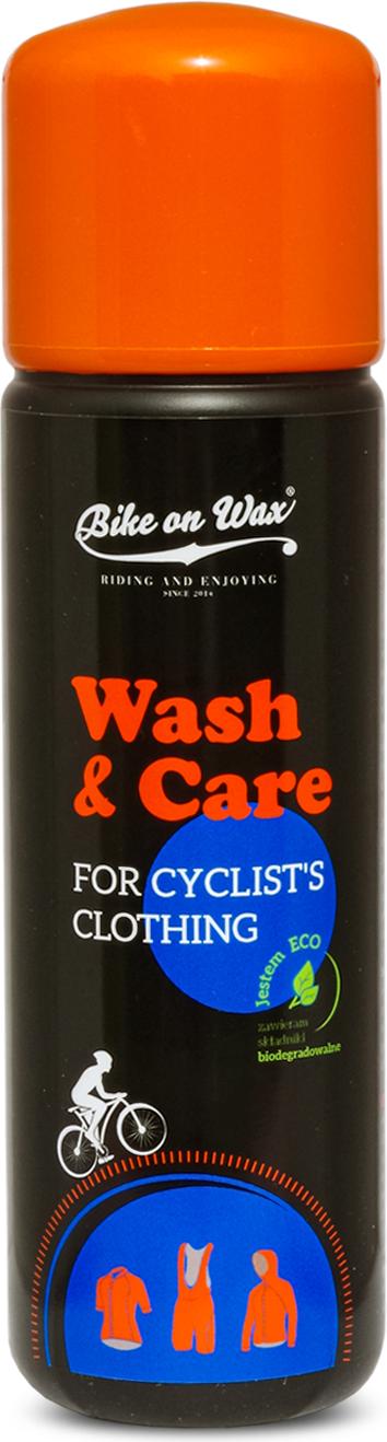 Waschmittel zum Waschen von Fahrrad - Sport - und Trekkingbekleidung Bike on Wax Wash & Care - 315 ml