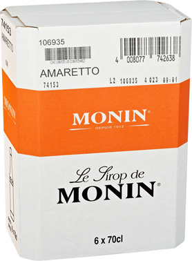 Monin Amaretto Sirup 6 x 0,7 l