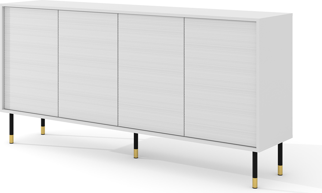 Buffet Rani mit 4 Türen, Weiß, 180cm