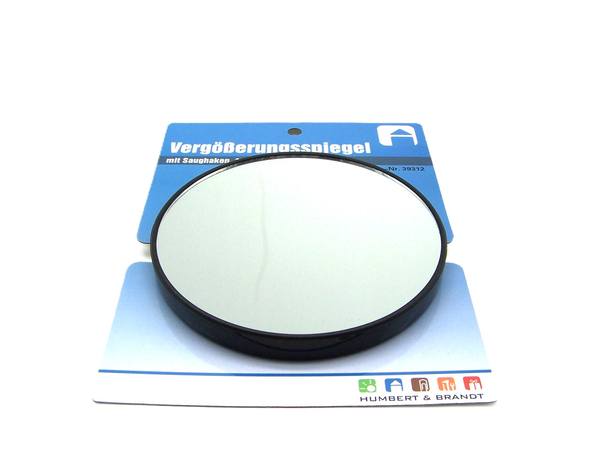Humbert & Brandt Kosmetikspiegel mit Saugnäpfe, Kosmetik, 12 fach, ca. 13 cm Ø, rund, H&B 39312