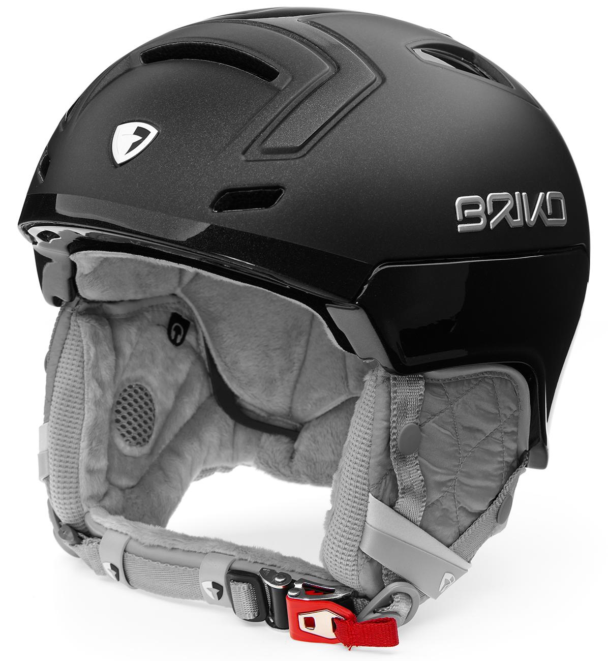 Original Brands BRIKO Ambra Skihelm, Schwarz, Größe XL 20012T0//900//XL
