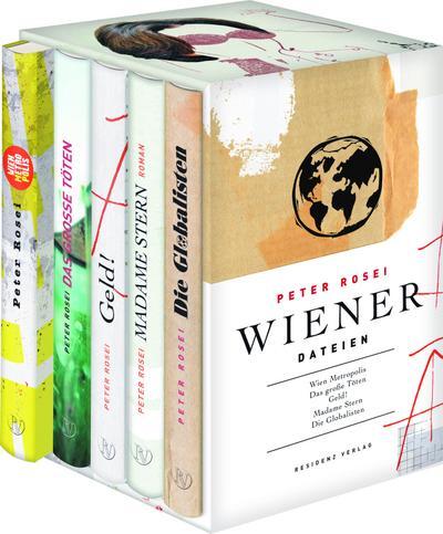 Residenz Verlag Wiener Dateien: 5 Bände im Schuber: Wien Metropolis Das große Töten Geld! Madame Stern Die Globalisten.