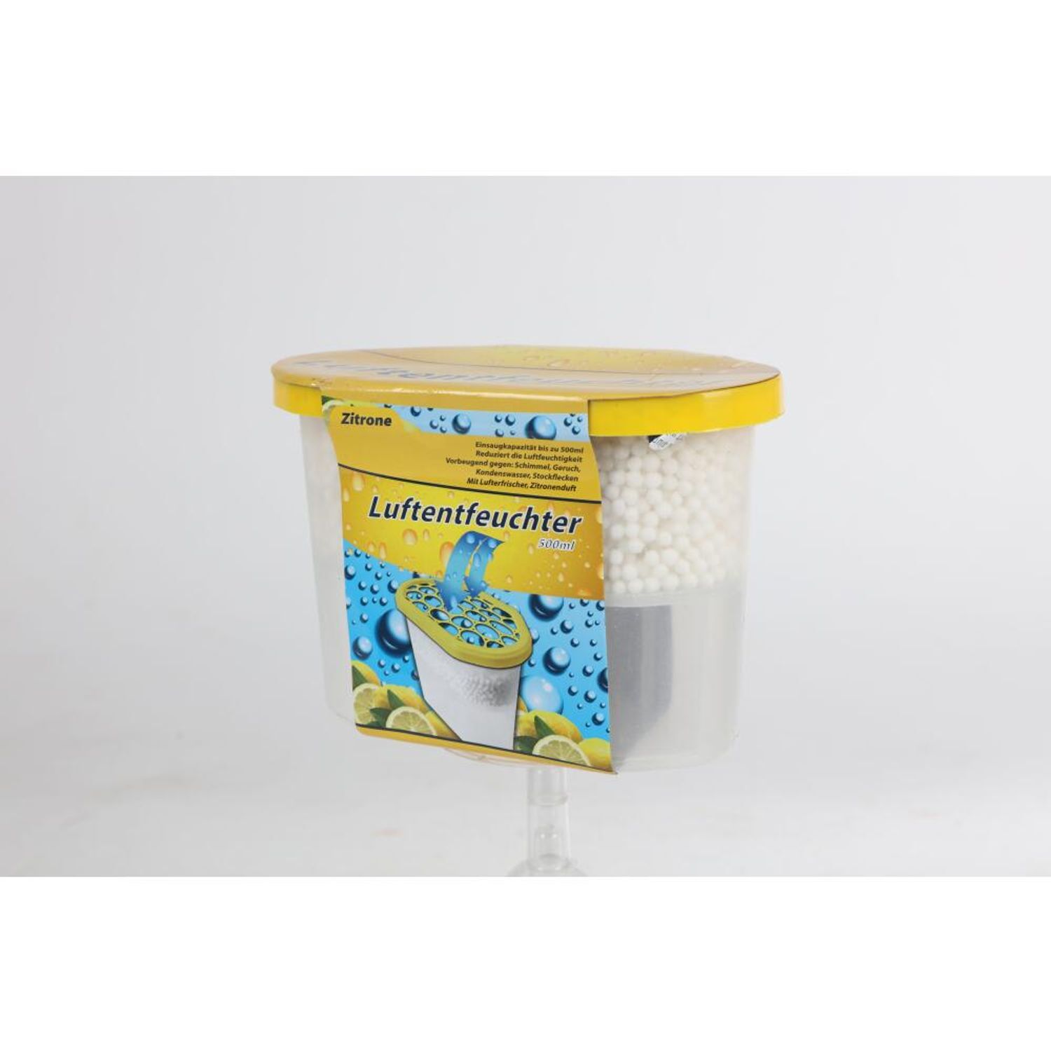 Buri 24x Luftentfeuchter 500ml Zitronen Duftneutral Granulat Trockner Raum Box Geruch VX6404