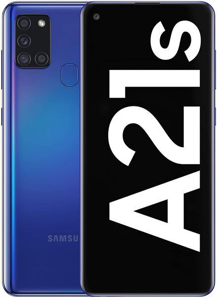 Samsung Galaxy A21s SM-A217F, 16,5 cm (6.5"), 4 GB, 64 GB, 48 MP, Android 10, Modrá
