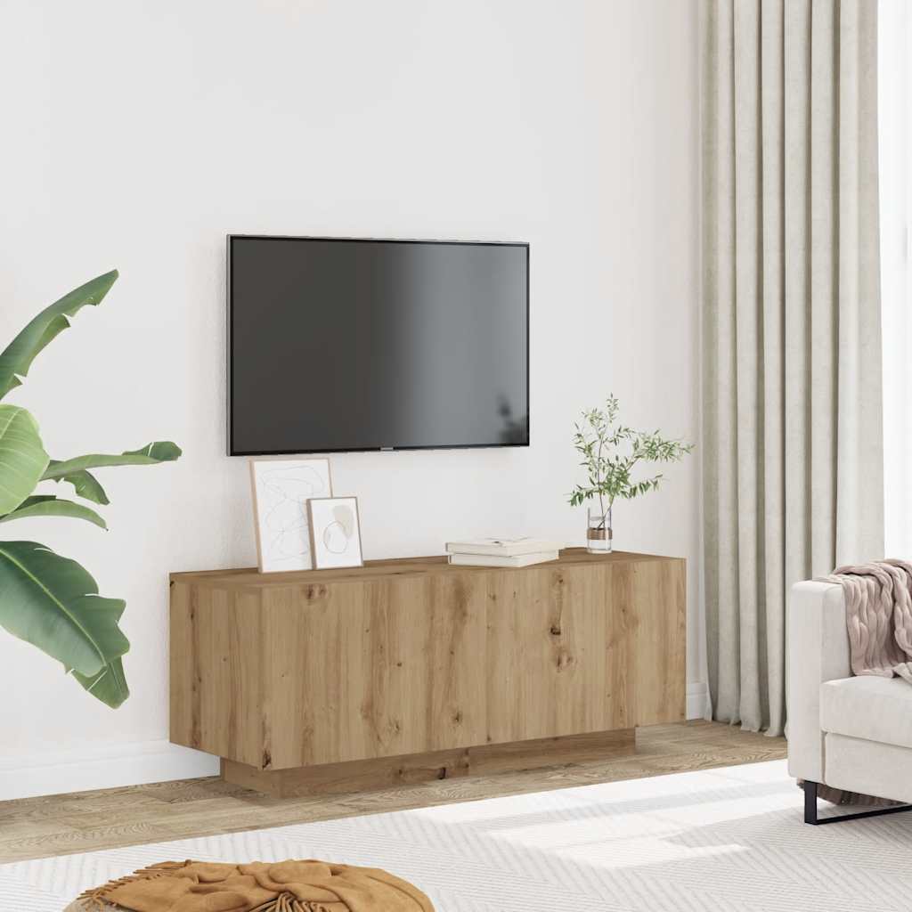 vidaXL TV-Regal Artisan-Eiche 100x35x40 cm Holzwerkstoff 856354