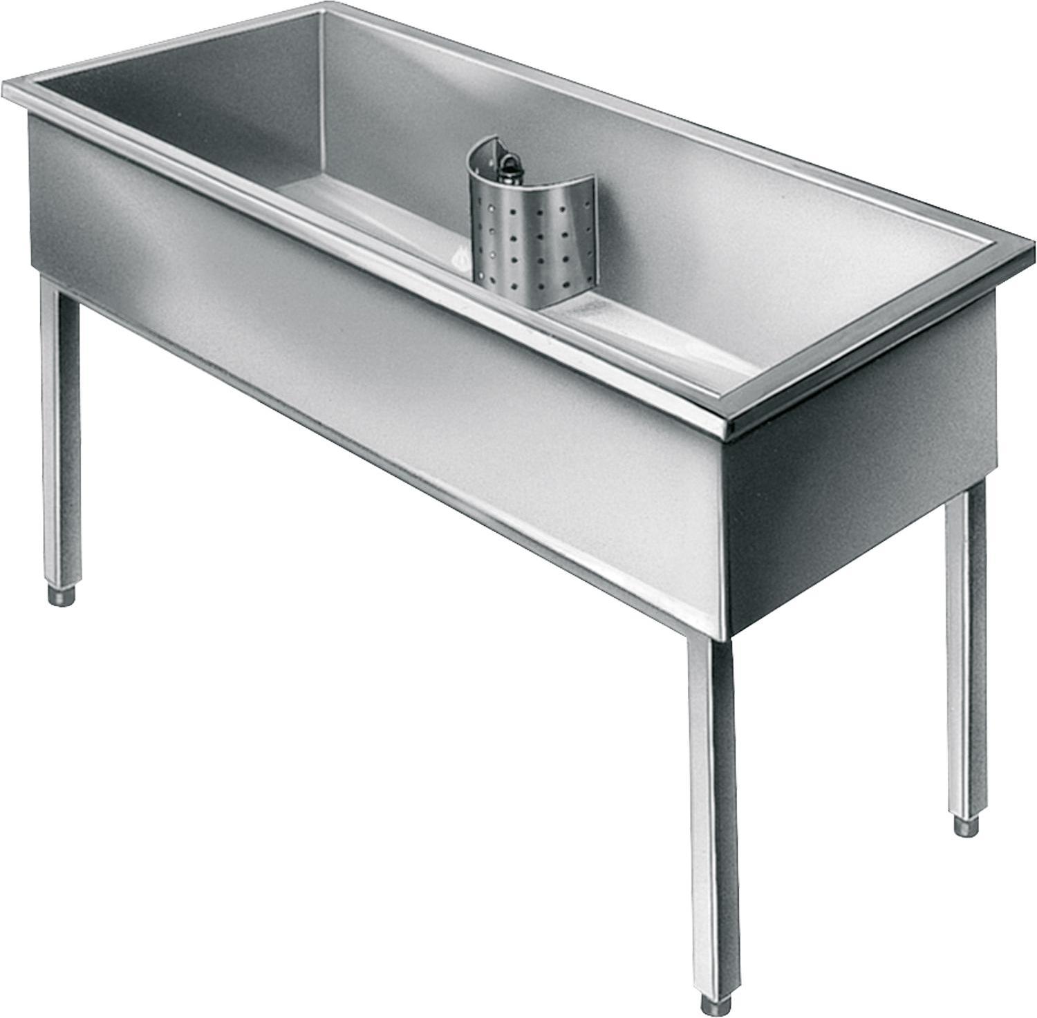 KWC AR Werkraumbecken, SIRIUS, Edelstahl, 1000x800x600 mm, Unterbau 2000100068