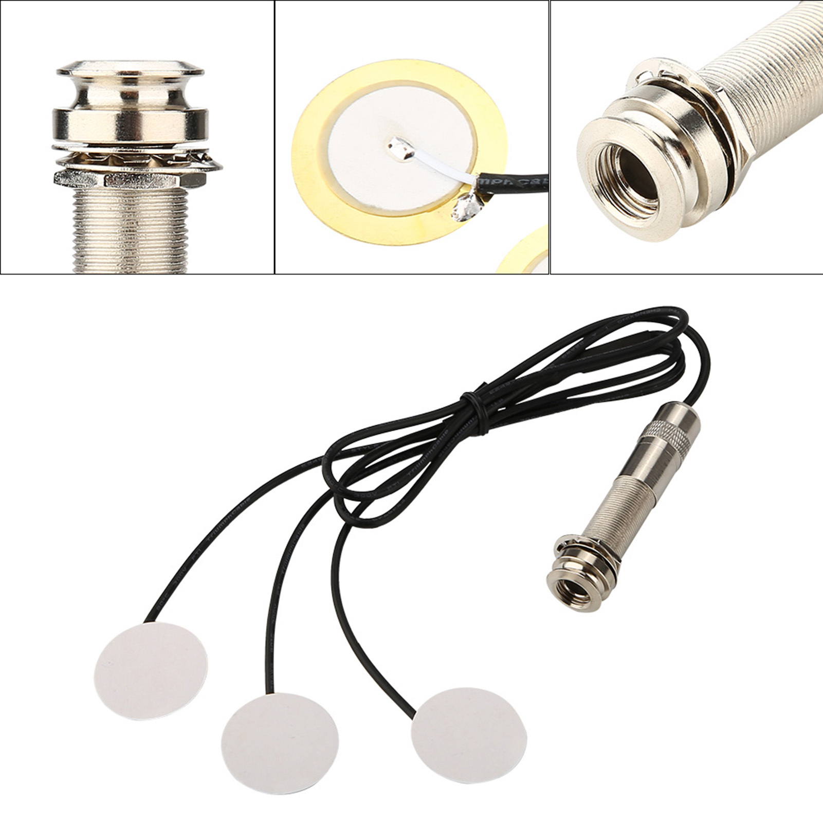 Cocosity Tonabnehmer,Gitarren-Tonabnehmer,Piezo-Tonabnehmer,Vorverdrahteter Tonabnehmer,Gitarrenzubehör