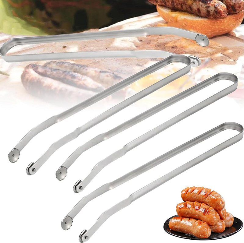 3 Stuck BBQ Sausage Turning Tongs Grillzange Kaufland