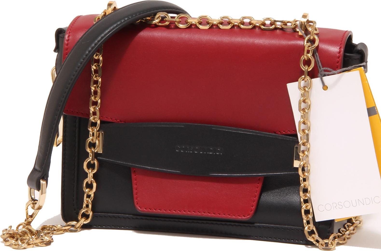 2978P zweifarbige Umhängetasche CORSOUNDICI Accessoires Damen Tasche