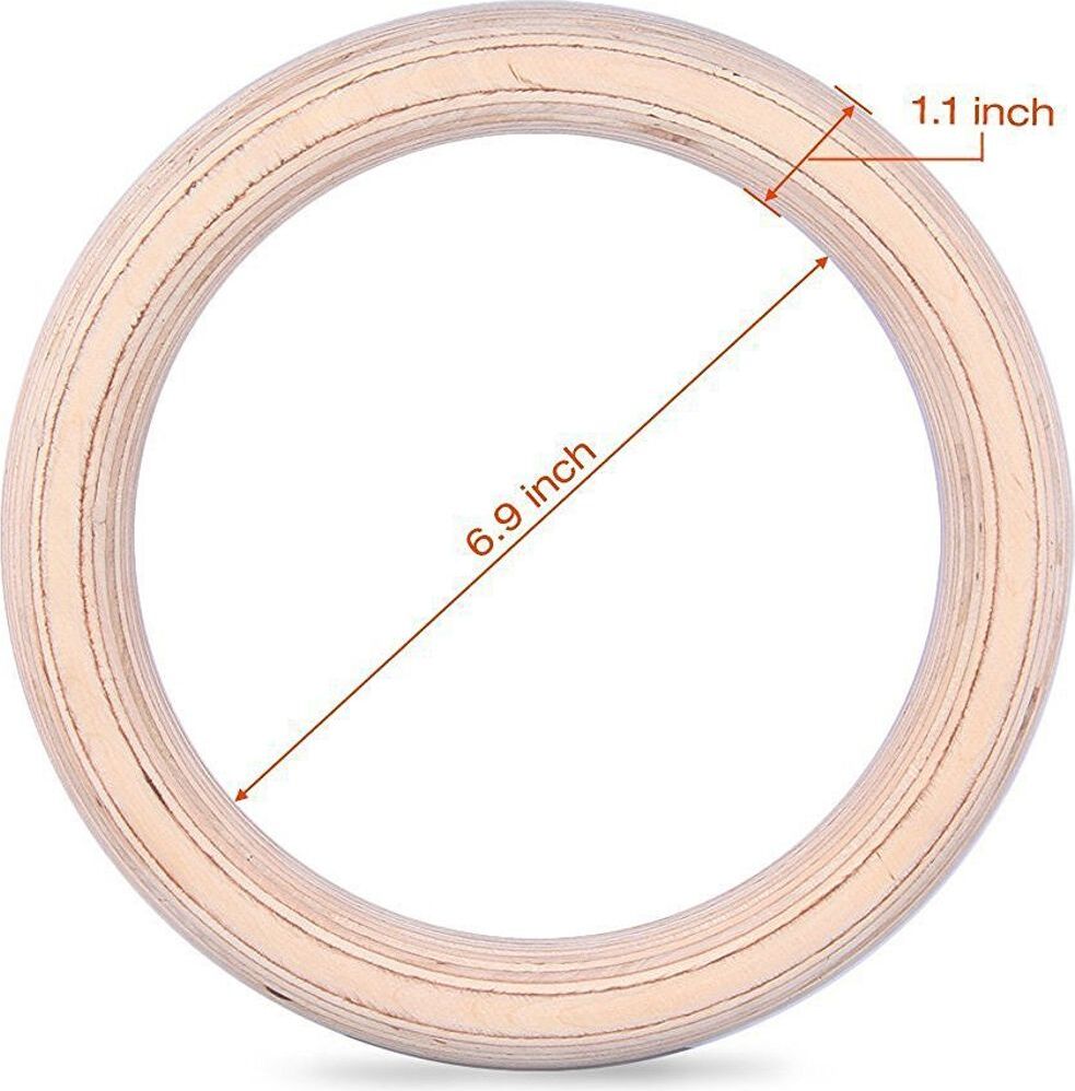 YY Vertical Gym Rings - Trainingsringe und Gurte - wood wood YY GYMRINGS