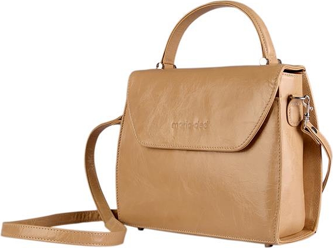 Handtasche Anette beige echt Leder