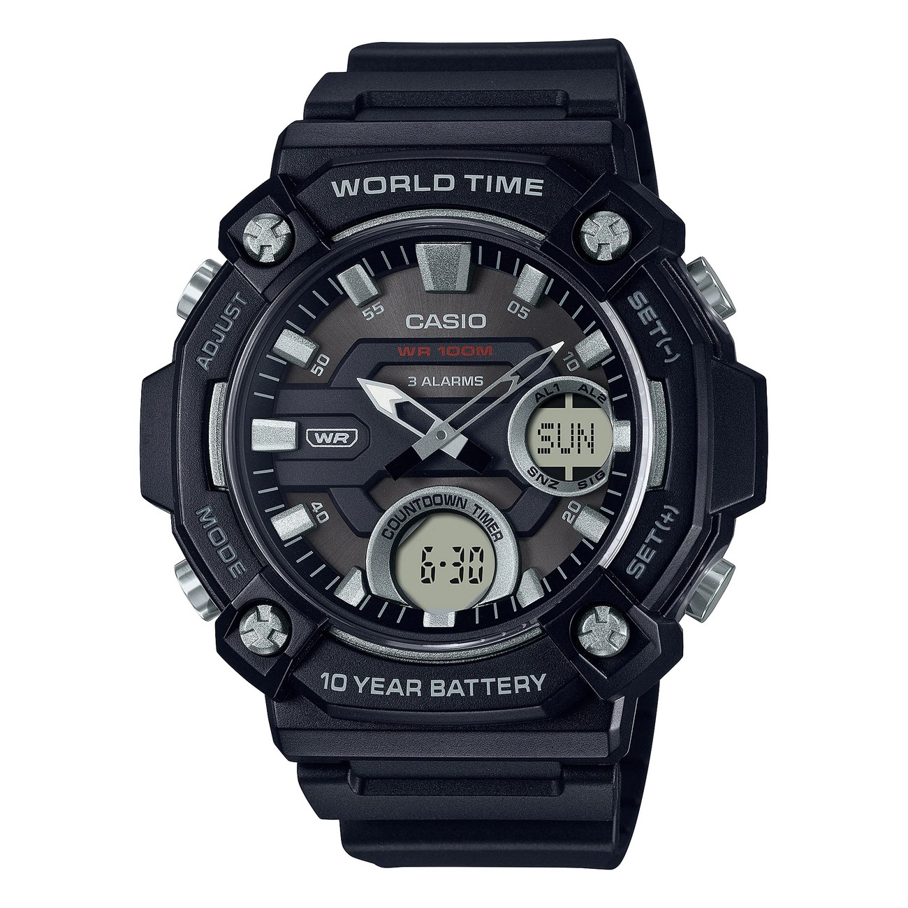 Casio - Hodinky - Pánske - Quartz - Casio Collection - AEQ-120W-1AVEF