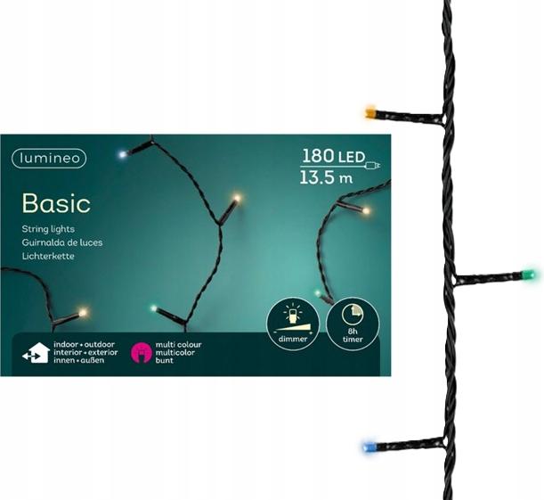 Kaemingk Farbe LED-Weihnachtsbaumbeleuchtung 180 LEDs 18,5m