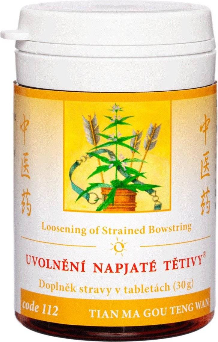 TCM Herbs 112 Lockerung der angespannten sehne (TIAN MA GOU TENG WAN), 100 tbl