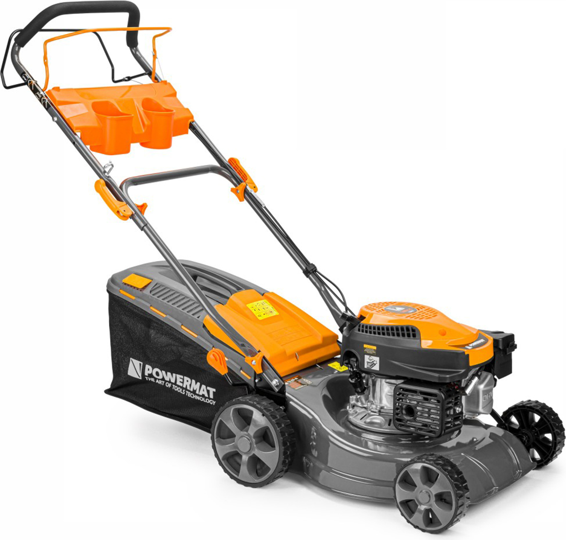 Powermat Selbstfahrender Benzin-Rasenmäher PM-KSS-5S Z 5 in 1 PM0976