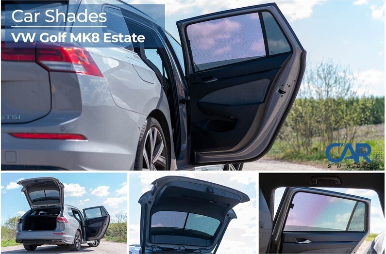 Car Shades Auto Sonnenschutz PV VWGOLEH für VW GOLF VIII Variant (CG5) 100cm 3cm