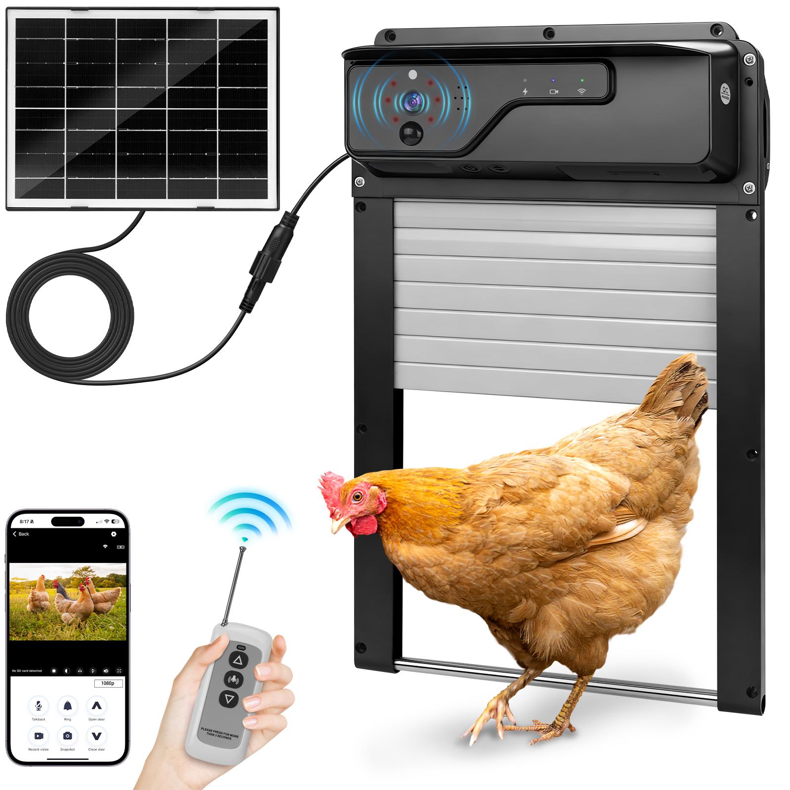 Towwoo Automatische Hühnerklappe Solar – Edelsta Produktbild-Vorschau 4