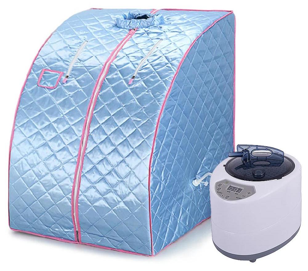 StarTech Tragbare Dampfsauna - Personal Saunazelt - Mini Heimsauna - Faltbar - Mit Innendampf - Blau