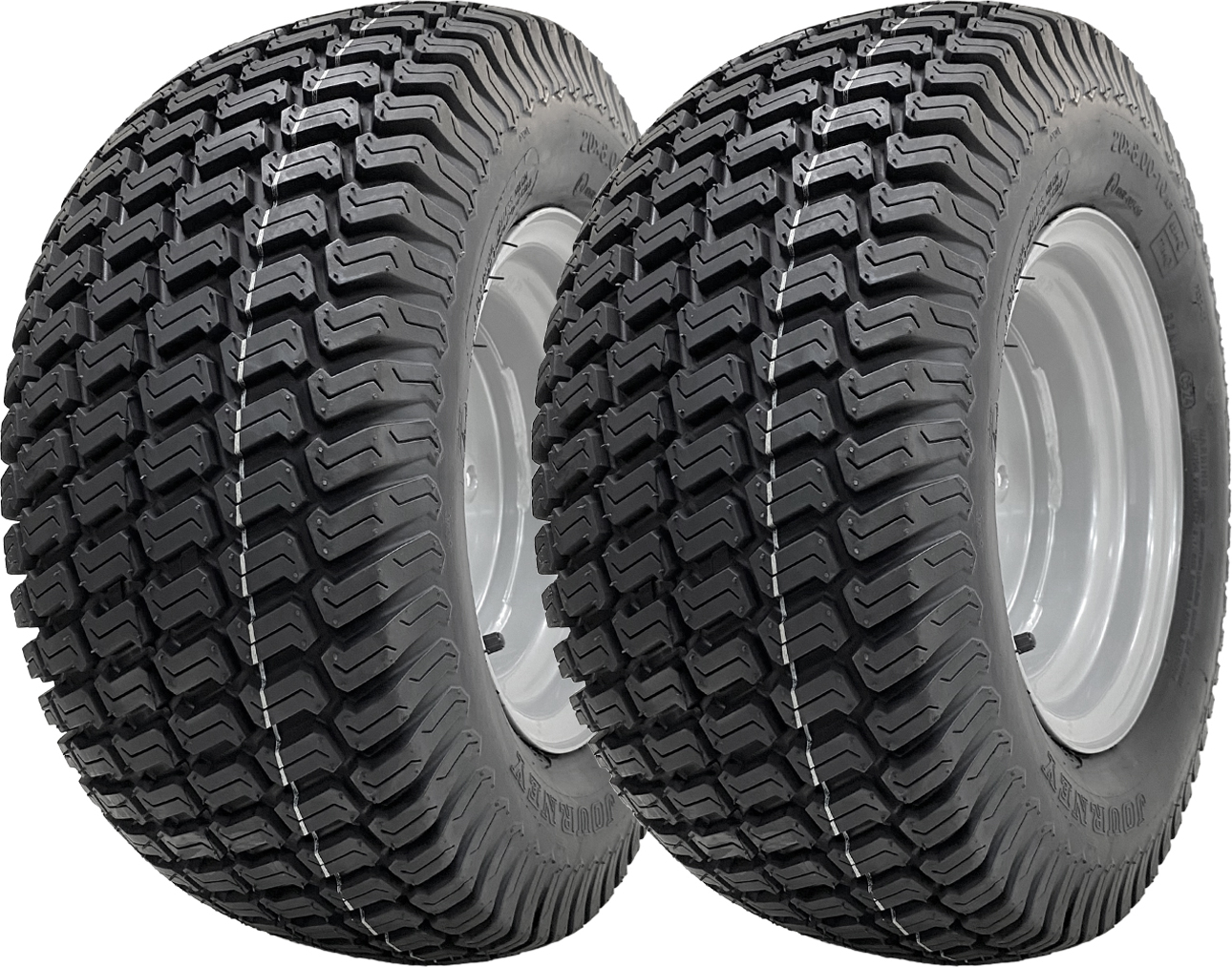 20x8.00-10 koleso do kosačky Wanda Grass 4 palcové PCD s elektronickou značkou (sada 2 kusov)