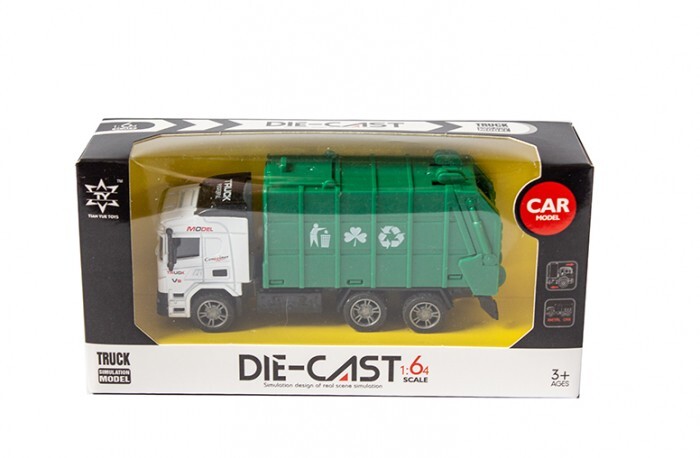 askato Müllwagen mit Metallbox 1:64 110967