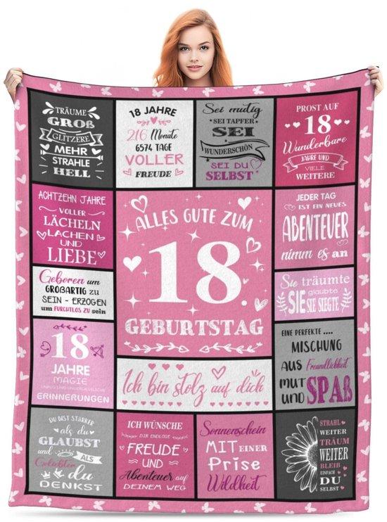 OEM Wollen 18-jährigengeschenk, 150 x 130 cm, rote Deko für Mädchen 2026