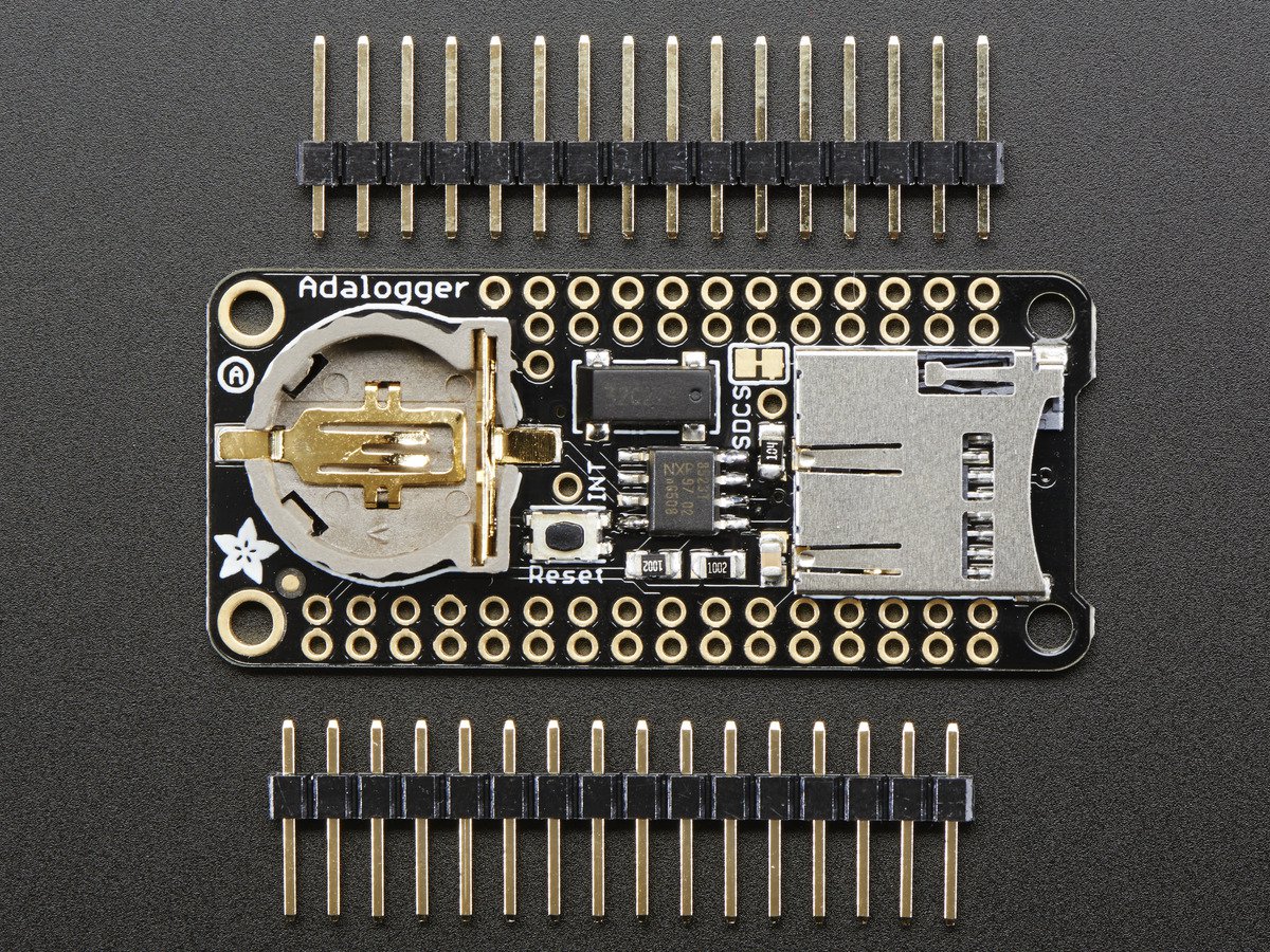 Adafruit Adalogger FeatherWing - RTC + SD Add-on für alle Feather Boards 2922