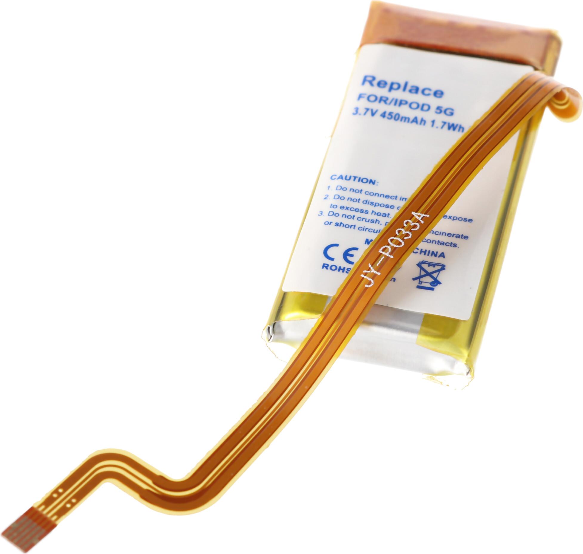 ECO Akku für APPLE A1136, A1238, iPod 5G 30GB, iPod 5th GEN , iPod 6th GEN ersetzt 616-0227, 604417, 616-0230, 616-0229, 616-0412 A2719