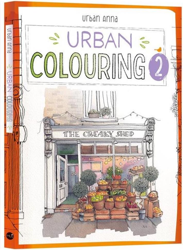 Uitgeverij Kluitman Verlag kluitman urban colouring 2 Malbuch